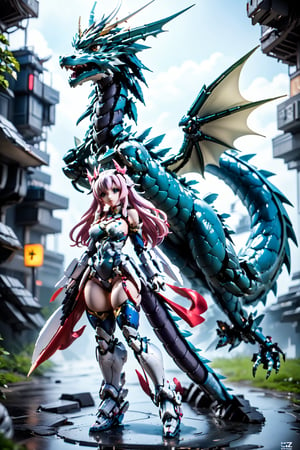 2_girls,pvc,3D,dragoness,mecha musume,high_resolution,score_9,score_8_up,score_7_up,