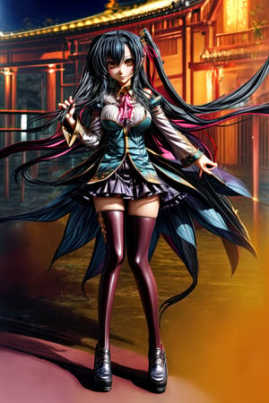 kan'u \(koihime musou\),kan'u,full-body_portrait,glitter