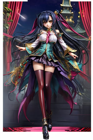 kan'u \(koihime musou\),kan'u,full-body_portrait,glitter