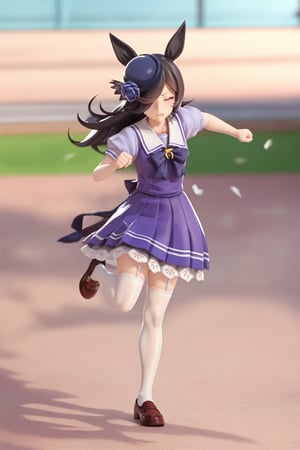 (Score_9, Score_8_Up, Score_7_Up), (Intricate Details: 1.2), 3d, Anime Style,1 girl, solo, full body, DonMF1r3XL, facing_viewer, long hair, black-hair, determined_face, score_9_up,aadaiwa, RICE, (Running_position), purple_dress, SCHOOL, crying, closed_eyes