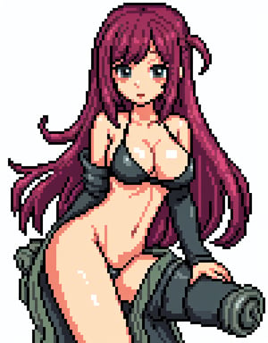 girl sexy,Pixel art,Pixel world