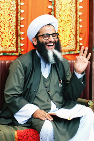 maulana laughing