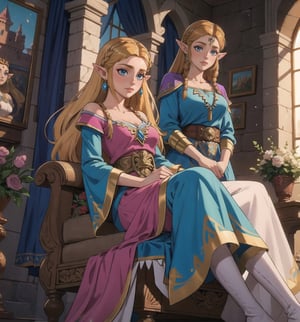 Princess Zelda in her castle