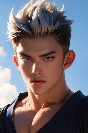 dragonball, gohan, son of goku, 18 years old, super beast, red eyes, realistic, 4k, silver hair, angry hair, japanese, rage, costume, piccolo cosplay,
