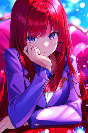 detailed cg, anime picture, anime_screencap, chromatic_background, depth of field, blurry_background,1girl, solo , best_quality, high_resolutionm, Detailedface, colorized, look, red hair tips, beatifull_eyes, perfect_skin, full_body,High_Quality, Masterpiece, anime best quality, deailed eyes,konomi kasahara, media shot, scare in face