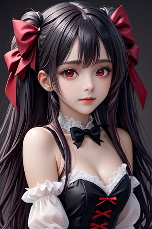 (photorealistic:1.4), (masterpiece, sidelights, exquisite gentle eyes), (character focus,face focus,close to viewer,portrait,masterpiece) ,anime colored,,cute face,3D face,white skin,(white hair,twintails,long hair),
 twin girls, black gothic clothes, black gothic shoes, , black gothic nails, black gothic stocking, white hair, red eyes, blush, smile, head on chest hug,black gothic room, gothic backgound,High detailed, Detailed face, best quality, Sexy Pose,Perfect Body, perfect hands, perfect fingers
(dark red eyes),gothic makeup,long and curly eyelashes,lolita headband,(upper body:1.5),(gothic black lace lolita dress:1.5),blush、hair ribbon、 (cute face),(light smile:1.5),Gentle face,(gradient background:1.5)、(glowing eyes)、 neat and clean、adorable、Slim Body,(tareme:1.5),shiny hair, shiny skin,niji,manga,From Behind,xxmix_girl,more detail XL,
