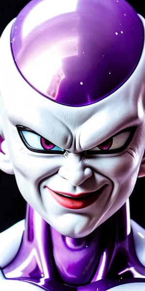 ((((live-action))))　Japanese anime Dragon Ball Frieza has an awkward smile     ((best quality)), ((masterpiece)), (detailed), perfect face,frieza