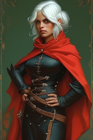 Dnd style, 2d illustration,  Dnd (female human), character, (full-body), dynamic pose, standing pose, HD, detailed, (perfect face), full view, UHD, masterpiece, neutral background, front view ( by painted by, Louis Icart, Valentin Serov), Coby Whitmore, Viktor Vasnetsov, Alois Arnegger Marquez, JC Leyendecker