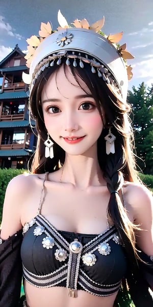 1girl,face,white background,(masterpiece,best quality:1.5),QIEMANCNGIRL, MZGIRL a woman in a black and white dress, wearing a silver headdress, solo, a necklace with silver beads, sky , Crossed arms, background is the Yunnan Jade Dragon Snow Mountain, ultra realistic,32k,RAW photo,(high detailed skin:1.2), 8k uhd, dslr, soft lighting, high quality,
{{Beautiful and detailed eyes},
Detailed face, detailed eyes, slender face, real hands, cute Korean girlfriend 20 year old girl, perfect model body, looking at camera, sad smile, dynamic pose, furisode, kimono, shrine, hatsumode , medium breasts, cosmetics advertising model, her one girl is walking,perfect 38G breasts, ,xjg