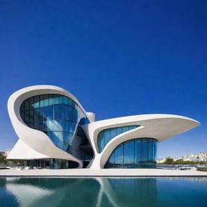 (master piece)(Future zen building), rhombuses facade pattern, zaha hadid, glass windows,carefree,  The ship,concrete,  Atlantis, Round and soft,Nordic,Great nature,elegance,
Future world,ship,rooftop,stretch,harbor
tower,Minimalist succinct style,flyship on sky,Dreamy light and shadow,yanni style,