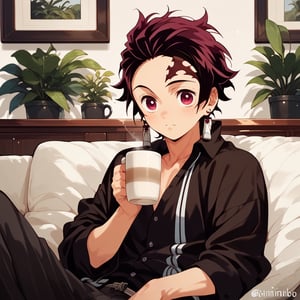 Score_9, Score_8_up, Score_7_up, Score_6_up, Score_5_up, Score_4_up,man , long shirt, sitting on a sofa, having a cup of coffee, looking at me, sexy


,tanjirou_kamado