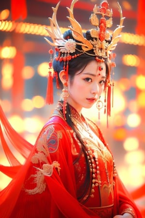 1 beautiful sexy chinese young girls, sensual, sexsuality, classic chinese Ching Dynasty dressing, looking at viewer, detailed background ,inside the king's palace of the forbiden city, dragon decoration, luxury furnitures and chinese palace decoration, see-through chinese palace dress, 16K, HD, Nice legs and hot body, side dim lights