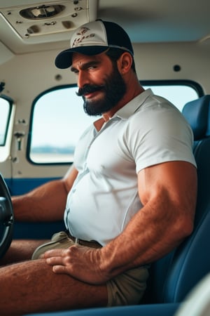 Score_9_up, score_8_up, score_7_up, (2men),rating_explicit, 2 handsome hairy chested fit muscled american men, beard, moustache, massive, african, black skin, , airplane pilots, 40yo, hairy chested, hairy legs, hairy arms, hairy bodies, masculine, 
BREAK
Cuddling in a airplane's cockpit, opened shirt, pilot's hat