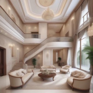 Dream house, luxury villa, two floors, European-style
