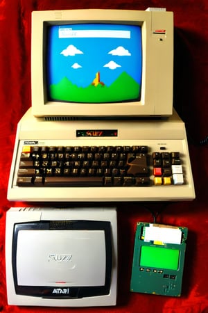 scuzz retro computers,atari pcw9512, word processor, a little bit of sugar, mallard basic, 3 inch compact 