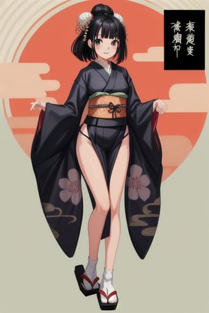 full body, young, black hair, Japanese style background, sexy clothes 