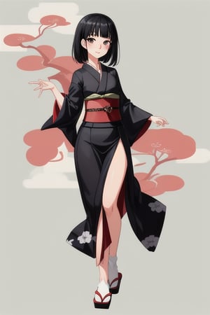 full body, young, black hair, Japanese style background, sexy clothes 