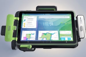 This design is a device that facilitates users' daily lives and offers functionality. The device has a compact design and a user-friendly interface. Its main feature is that it offers multi-purpose functionality.

There is a touch screen on the device, which allows users to easily manage different tasks. For example, through an app, the device can perform functions such as controlling the house lights, playing music, getting weather information or setting alarms.

Additionally, the sides of the device feature simple buttons for quick access. These buttons are used to quickly perform certain tasks, so users can easily perform their desired functions without going through complex menus.

The design of the device is considered to be ergonomic and user-friendly. Soft edges and ergonomic grip points allow the user to hold the device comfortably. Additionally, the materials of the device are made from quality and eco-friendly materials to ensure durability and longevity.

This design offers a tool that makes daily life easier by using future technology and responds to users' needs in a practical and user-friendly way.