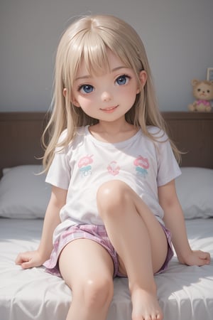 score_9, score_8_up, score_7_up,1girl, smile,(loli,child,petite body:1.7), sit, knee up,long hair,looking_at_viewer,gyaru