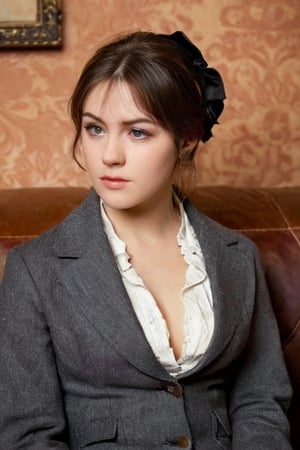 At the end of the 19th century,20yo, the female detective Sherlock Holmes was handsome, thoughtful, full of sense of humor, gentlemanly, graceful, full of mystery, and had a faint smile. 1girl,breasts,beautiful face and eyes,Sitting on the sofa and thinking,Quiet, focused, distressed expression, not looking at the viewr,bow in thought