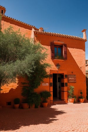 A famous village is Roussillon, famous for its colorful rocks and red soil. The houses here are painted in various warm colors, blending in with the surrounding natural landscape, forming a beautiful picture.