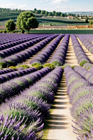 One of the most famous lavender fields is Valensole, located in the heart of the Provence region. Here, you can stroll among the endless lavender bushes and feel the tranquility and beauty of nature.
