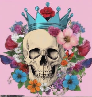 combine the below, ,Flower queen,c1bo, skull_graphics