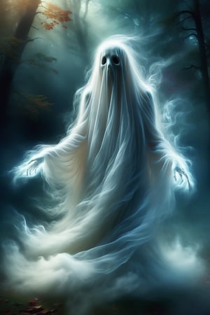 a stunning image a mix of the below, DonM3l3m3nt4lXL, ,1ghost,ghost person