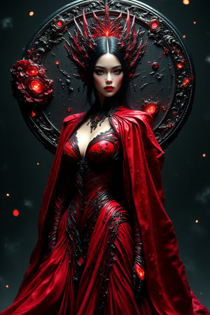 create me an portrait of a queen of the damned  2.5D, illustration, portrait,   8k ultra hd, high resolution, high definition, excellent quality, stunning image,  detail quality Enhancer,