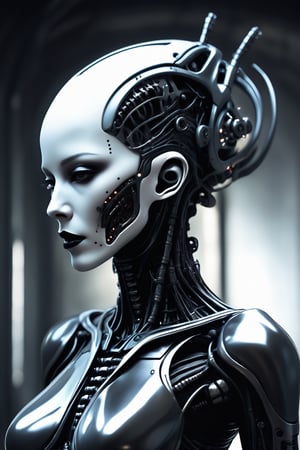 create me an alien, cyborg gothic hybrid