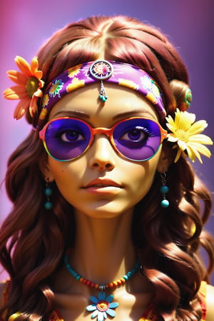 create a groovy hippy chick