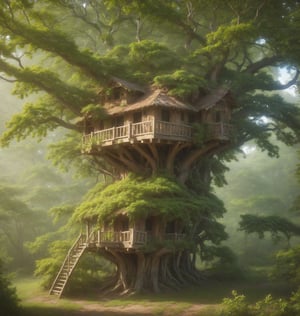 when natures takes back what belongs  to it, treehouse,DonM3l3m3nt4lXL