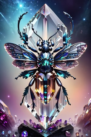 create me a crystal bug