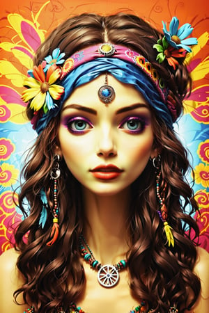 create a groovy hippy chick