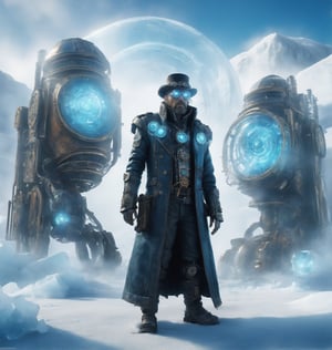 ((steampunk combines with frostpunk,)), ((full body shot)), steampunk,DonMSt34mPXL,DonMFr0stP4nkXL