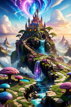 create a really epic magical landscape