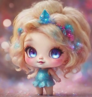 adorable little thing but has attitiude ,chibi,glitter