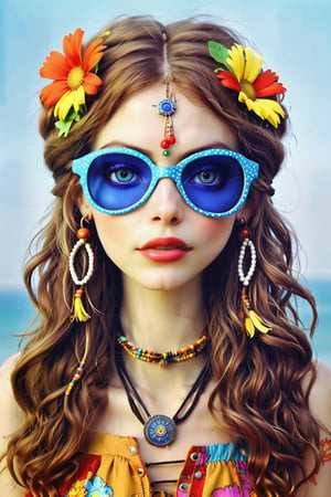 create a groovy hippy chick