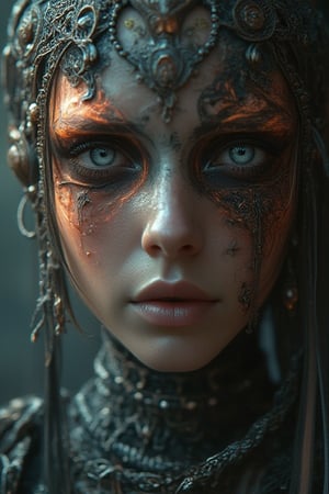 combine the below to create an image beauitful cyborg/gypsy mix