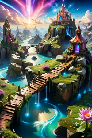 create a really epic magical landscape