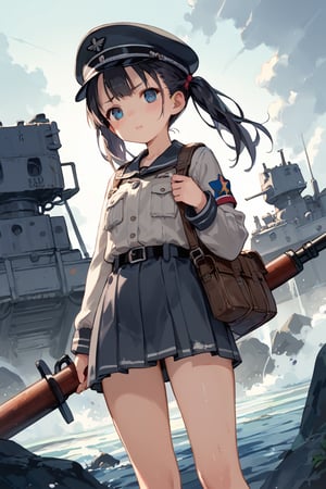 score_9, score_8_up, score_7_up,source_anime, BREAK,girl,loli,navy battleship girl 