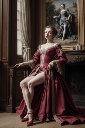 Gorgeous  erzsébet báthory full body photoshoot 1575