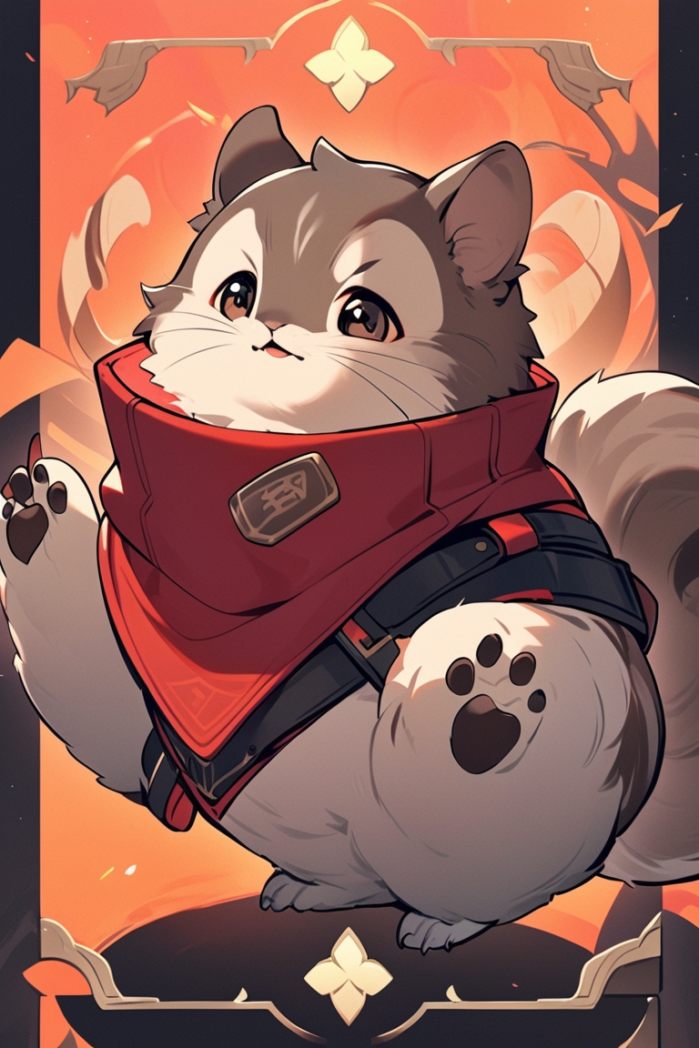 There's a flying squirrel named Cāngzhù. He recently achieved the rank of Apex Master.