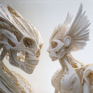  biomechanic

 photography in the style of detailed hyperrealism ,creature ,fantasy,James Christensen,bold lines,hyper detailed

(((Kirigami representation, 3D, paper folding, paper cutting, Japanese, intricate, symmetrical, precision, clean lines : 1.3)))
