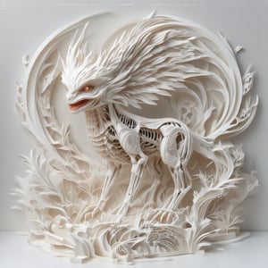  biomechanic

 photography in the style of detailed hyperrealism ,creature ,fantasy,James Christensen,bold lines,hyper detailed

(((Kirigami representation, 3D, paper folding, paper cutting, Japanese, intricate, symmetrical, precision, clean lines : 1.3)))
