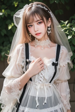 ((One girl)) ,(((upper body)))、Real17yo、cute girl、((Small breasts))、(((Long white hair)))、((squat))、((lolita  coordination)） And a very slim figure,,,,,、Very thin leganicules、Earrings、Pink Lip、choker、Real、Sexual、Highest quality、Detailed face、Detailed Background、Depth of written boundary、whole body viewing angle、Sexual、alone、night,Highest quality、High resolution、High resolution（Real：1.4）Detailed eyes、Gradation、Perfect anatomical figure、Woman with perfect body、Highly detailed skin、Detailed face、Beautiful eyes in every detail、Background Blur,little_cute_girl,((very small tits)),lolita_dress