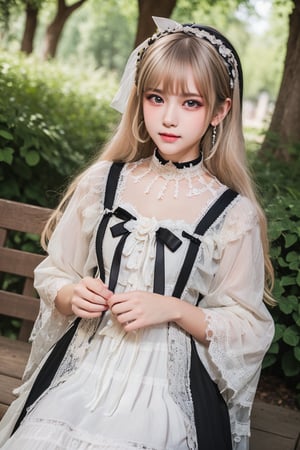 ((One girl)) ,(((upper body)))、Real17yo、cute girl、((Small breasts))、(((Long white hair)))、((squat))、((lolita  coordination)） And a very slim figure,,,,,、Very thin leganicules、Earrings、Pink Lip、choker、Real、Sexual、Highest quality、Detailed face、Detailed Background、Depth of written boundary、whole body viewing angle、Sexual、alone、night,Highest quality、High resolution、High resolution（Real：1.4）Detailed eyes、Gradation、Perfect anatomical figure、Woman with perfect body、Highly detailed skin、Detailed face、Beautiful eyes in every detail、Background Blur,little_cute_girl,((very small tits)),lolita_dress