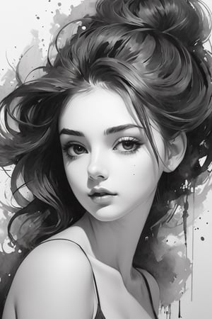 (masterpiece, high quality, 8K, high_res), ((simple pencil and charcoal drawning style)), sketch book style,
let's create a portrait of an incredibly beautiful girl, as if it was drawn by a talented young artist, 18 age girl, a thoughtful ,dreamy expression on her face, smoking, part of her hair should be tucked behind her ear, the pose should indicate that the girl does not know that she is being painted. The portrait should be simple but elegant, convey all the attractiveness and purity of the drawn girl, sincere and beautiful,artint, ultra detailed hair, ultra detailed face