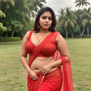 A indian girl use red saree at backside outdoor with bump poses for in_profile at home with her big boobs, shadows, givekiss. ,Mallu ,Girl, big_boobies, big_boobs, thick_legs, thick_thighs, thick-thighs, oh_face, originally, inkling girl, sole_female, 3girl, polos crown, portrait, in_profile, camera, orginal background, 5_figner, 5_figners, plmup_labia,  natural_background. ,Saree,plump