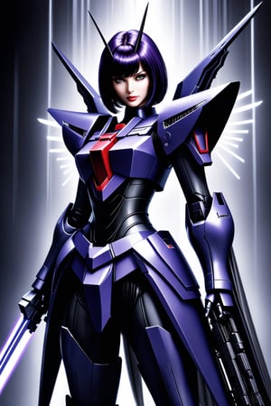 (Sailor Saturn:2) (as a Gundam:2.5), Fighting in  space with a beam saber (H.R. Giger's Art Style:3)